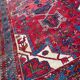 Ancient Persian carpet Hamadan handmade 108x192 cm