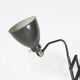 Bauhaus black metal agi belgium scissor wall lamp ca. 1920