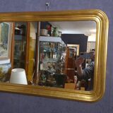 Golden vintage mirror, 73x52 cm