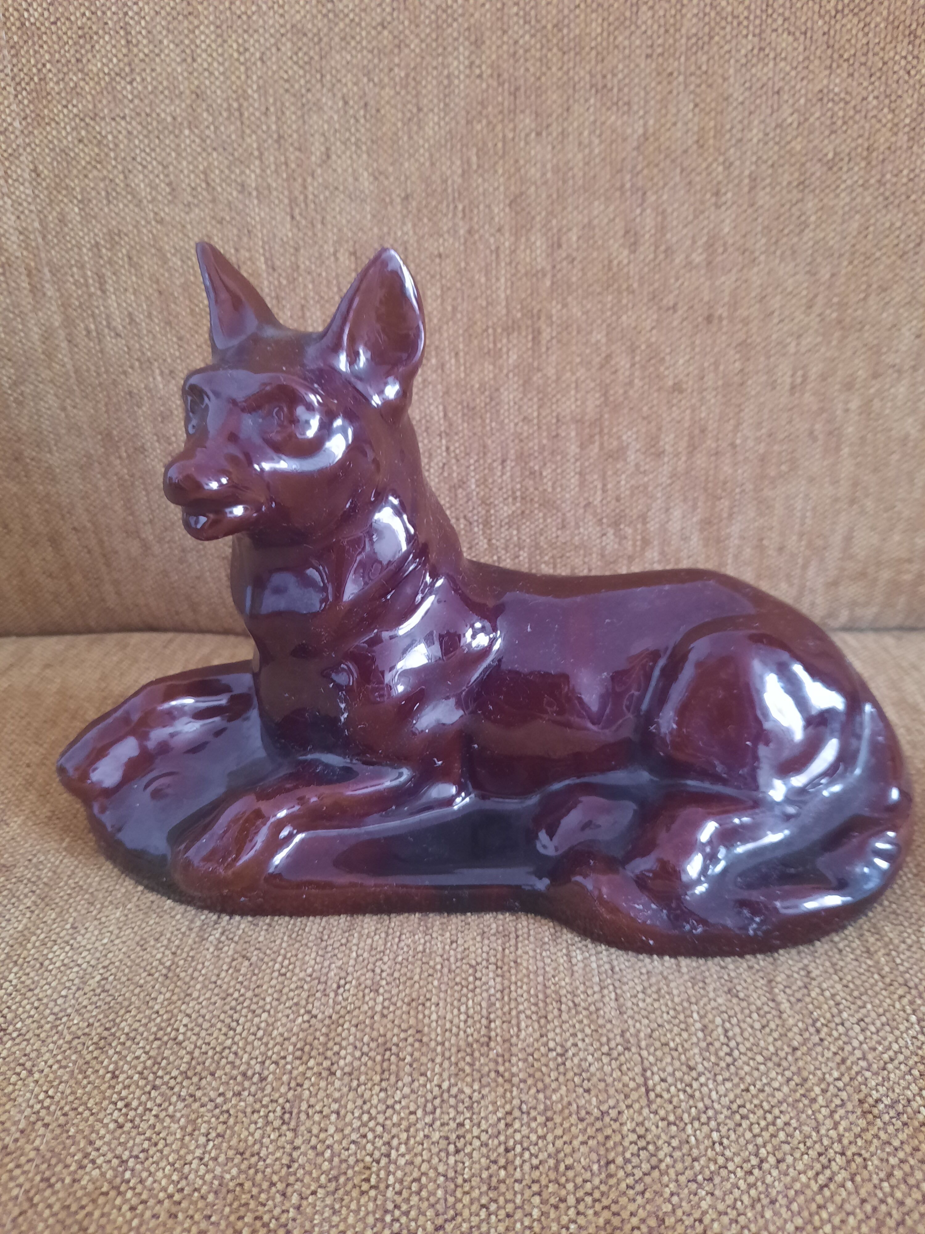 Vintage ceramic dog