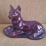 Vintage ceramic dog