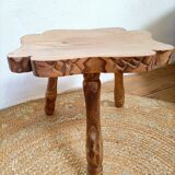 Brutalist style tripod milking stool