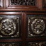 Indochinese Cabinet with Mother-of-Pearl Inlay, late 19th century