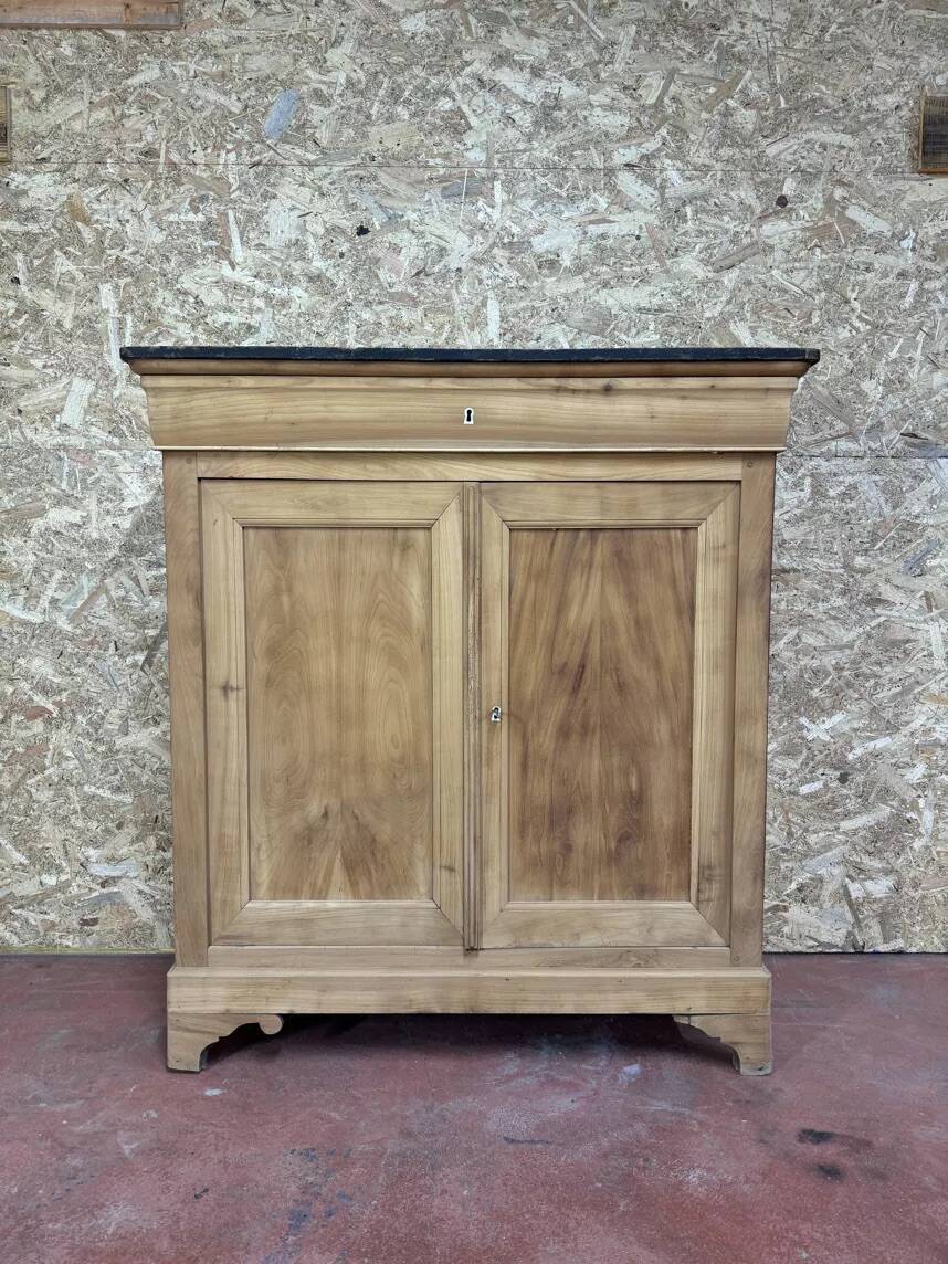 Parisian buffet in cherry wood - Early 20th century - Sandblasted