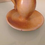 Cellar rat candle holder in beige ceramic from Vallauris, vintage 60s-70s