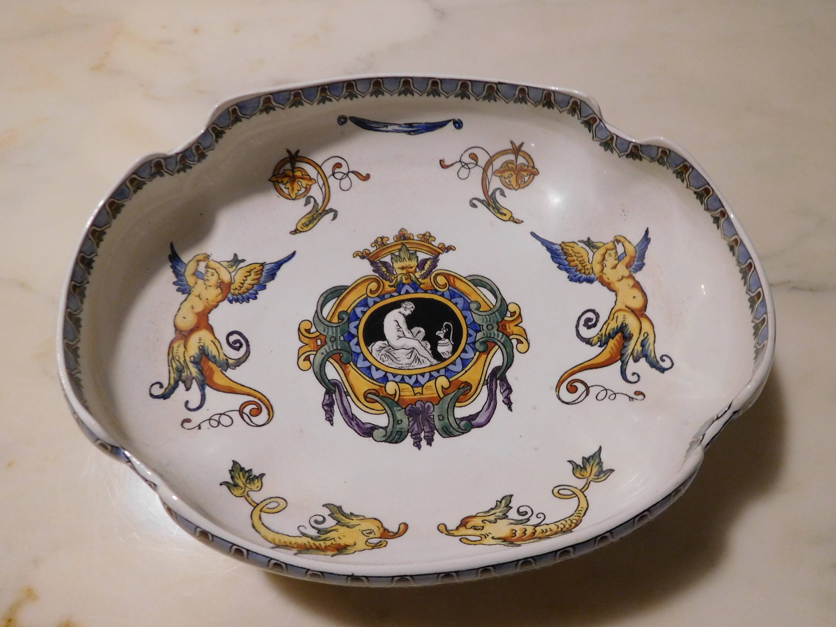 Gien earthenware cup