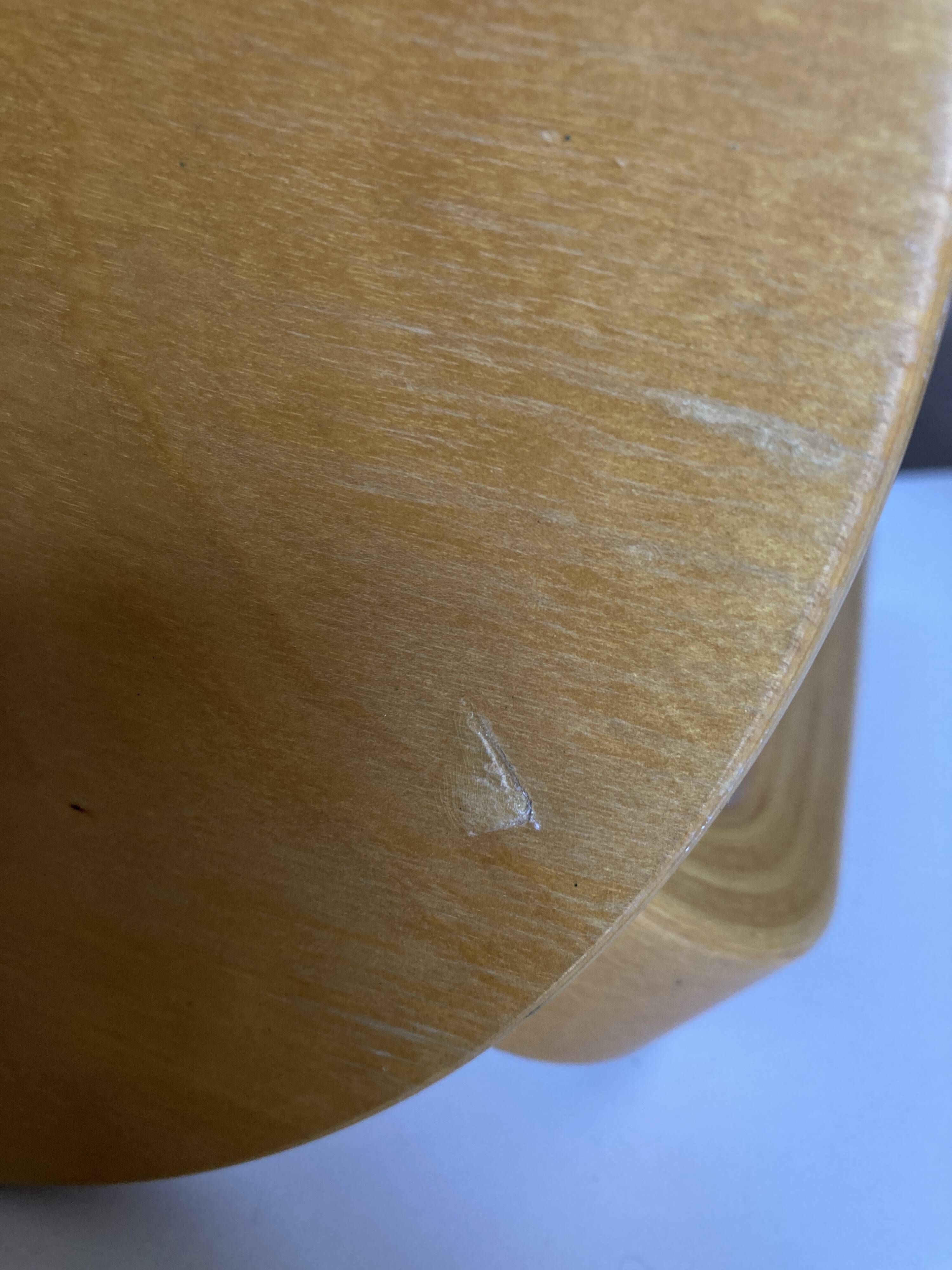 Scandinavian children's stool in plywood, Frosta Ikea 1980