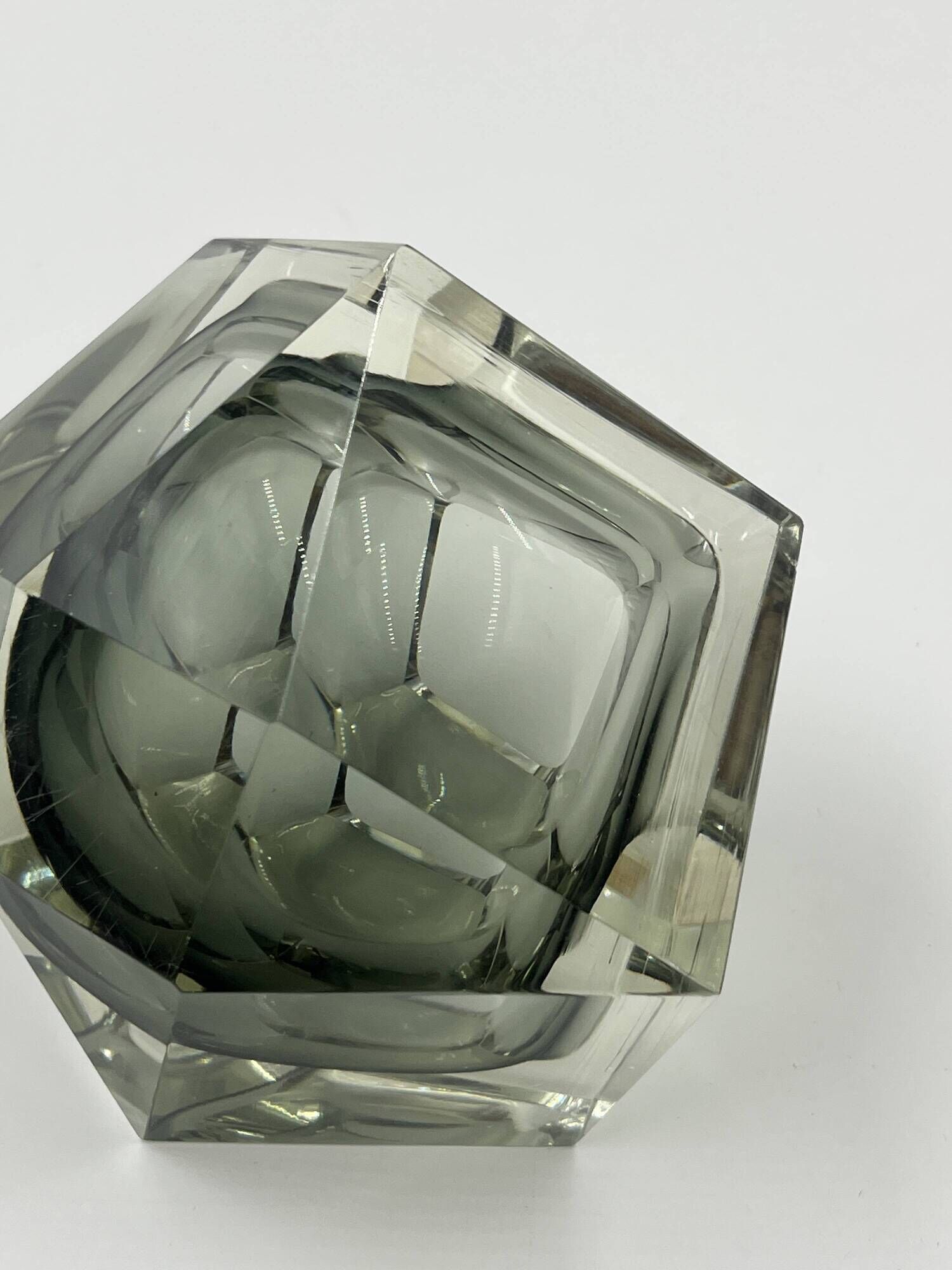 Diamond Ashtray Murano Flavio Poli