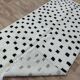 Handmade wool Berber rug 255 x 138 cm