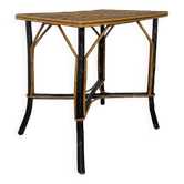 Wood and rattan table 1920