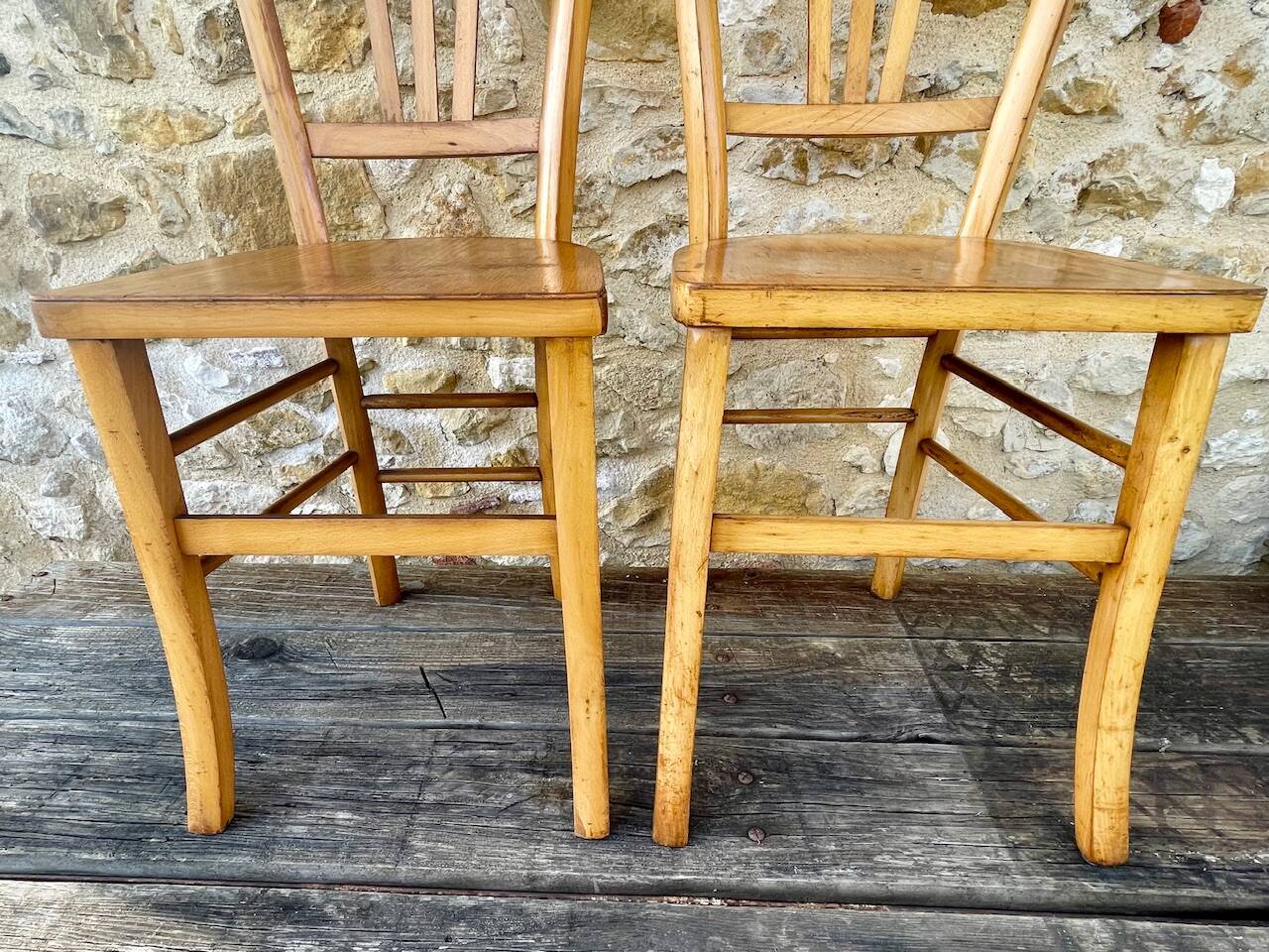 Pair of bistro chairs circa 50s/60s