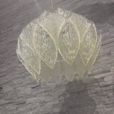 Vintage plexi lucite hanging lamp