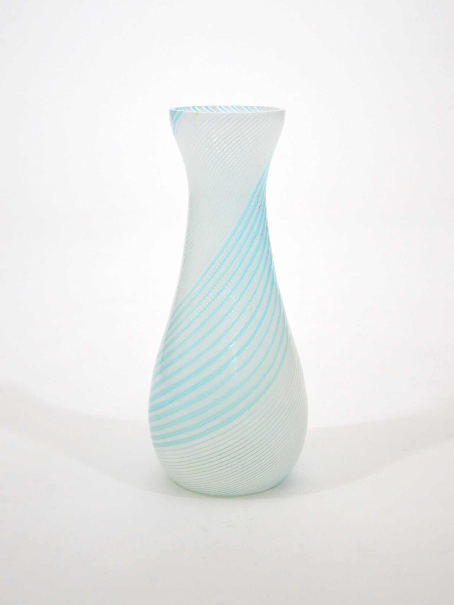 Vase en verre de Murano 'Mezza Filigrana' Par Dino Martens Pour Aureliano Toso