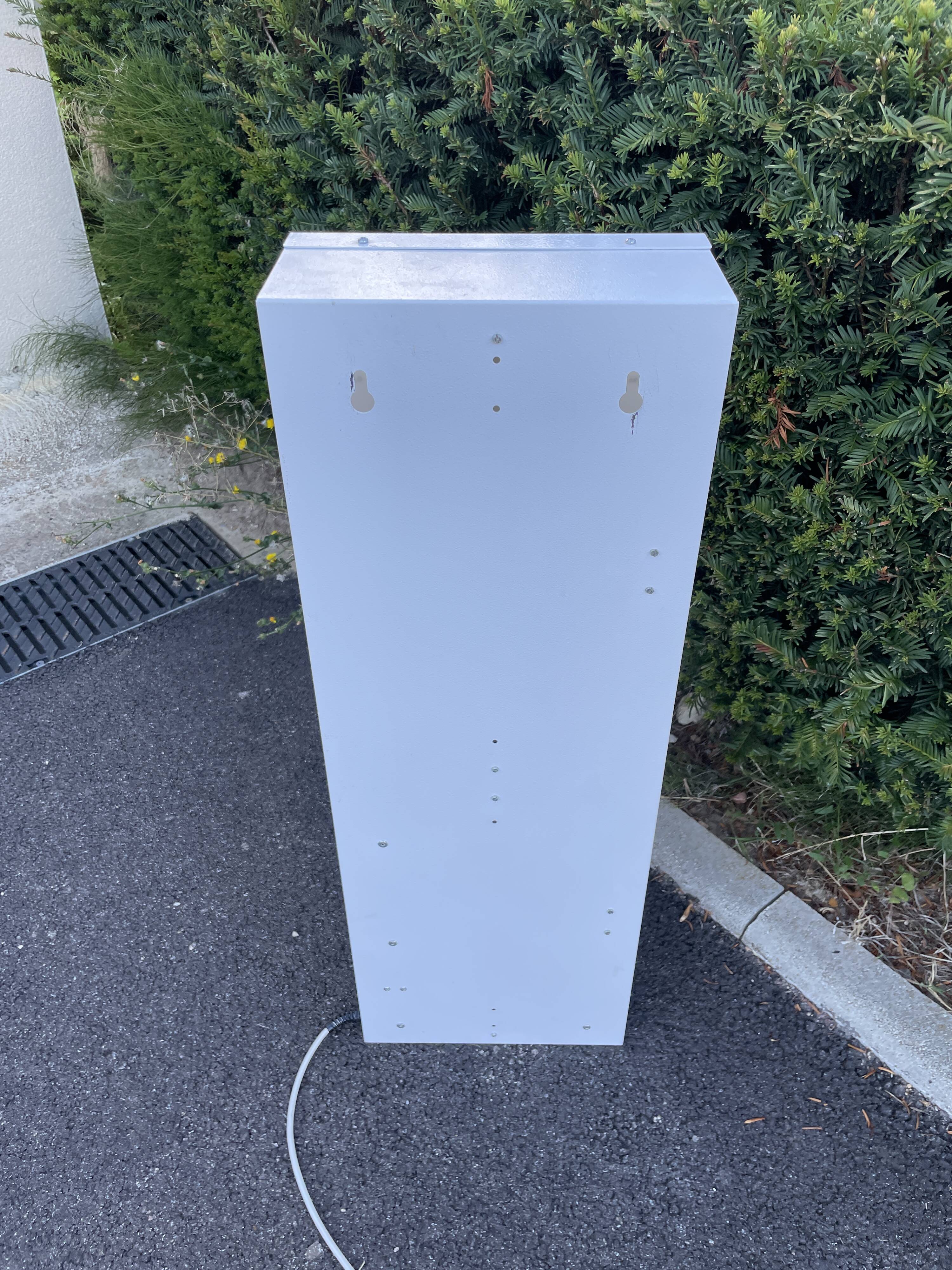 Vintage lamp optometric luminous scale Monoyer vintage lamp