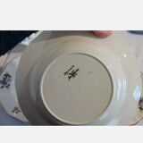 5 hollow plates Sarreguemines model Agreste