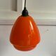Vintage orange pendant lamp