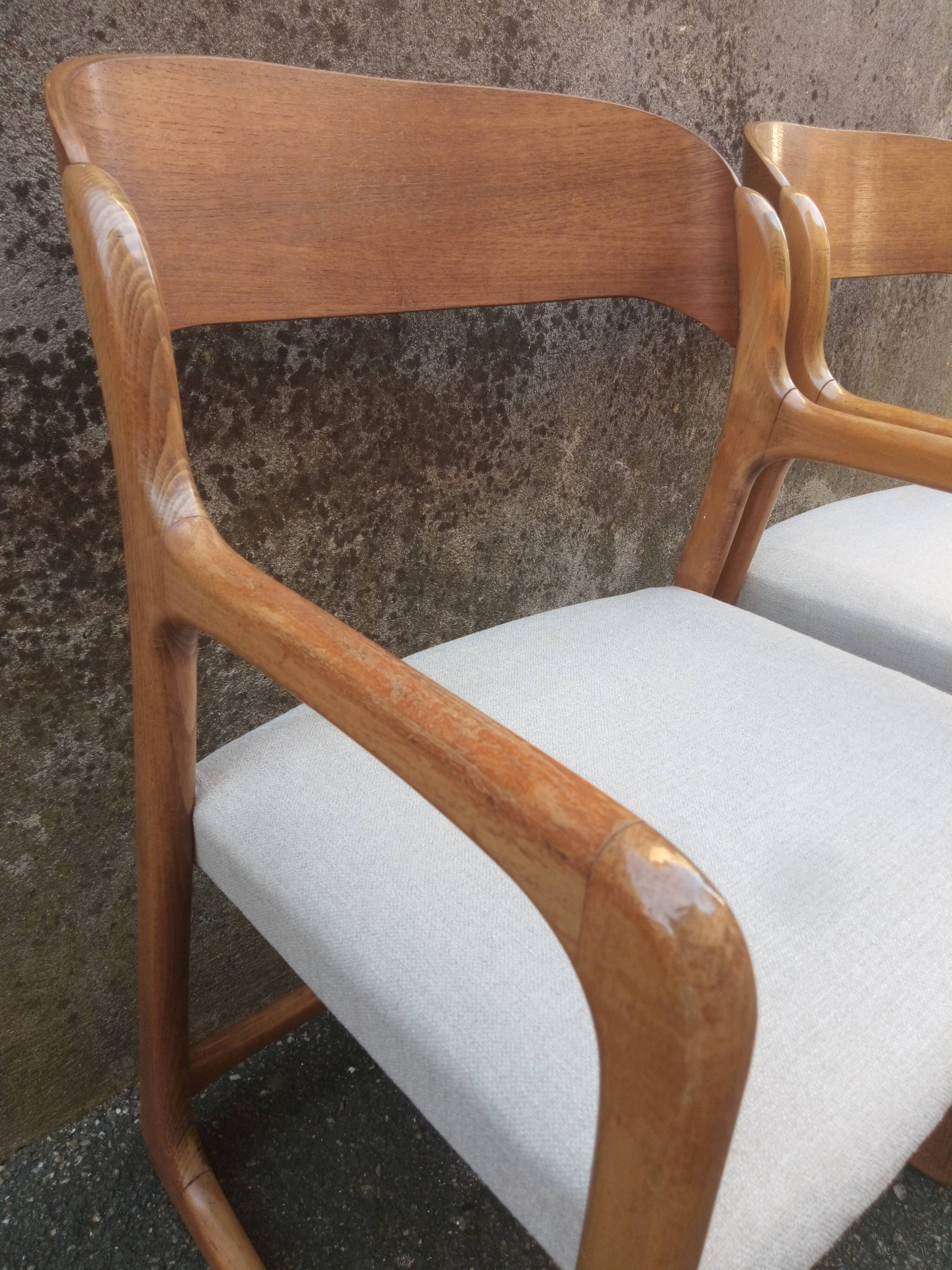 Pair of Baumann armchairs 1960