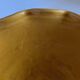 XXXL wavy bowl in glazed terracotta 1950 Provence