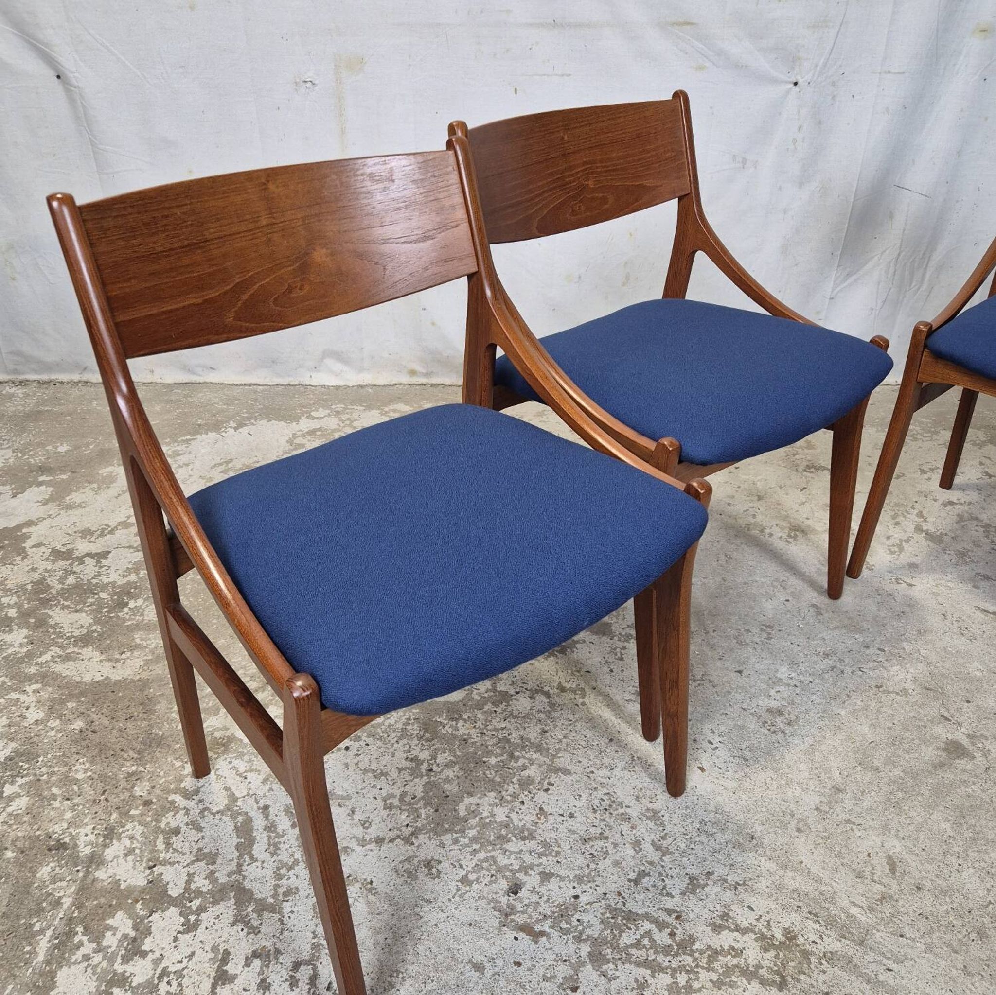 Vintage Danish dining chairs from the 1960s by Vestervig Eriksen.
