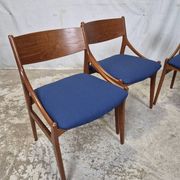 Vintage Danish dining chairs from the 1960s by Vestervig Eriksen.