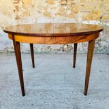Extendable dining table with butterfly extensions in rosewood circa 60's