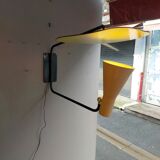 Reflector stem wall lamp from the 50s