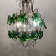 Green Flower Macaroni Light Pendant 1950’s