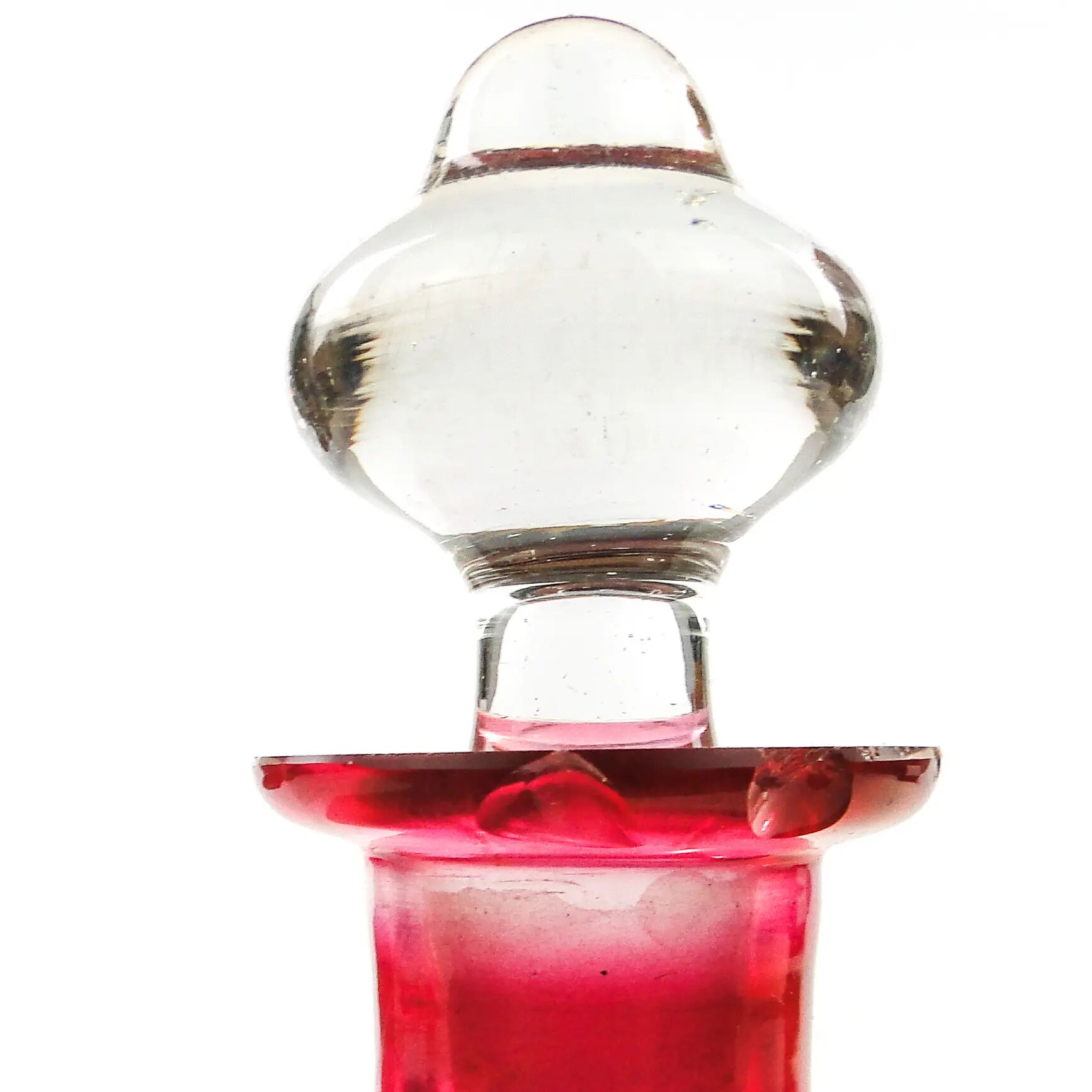 Carafe, Art Nouveau, glass, France, early 20th century