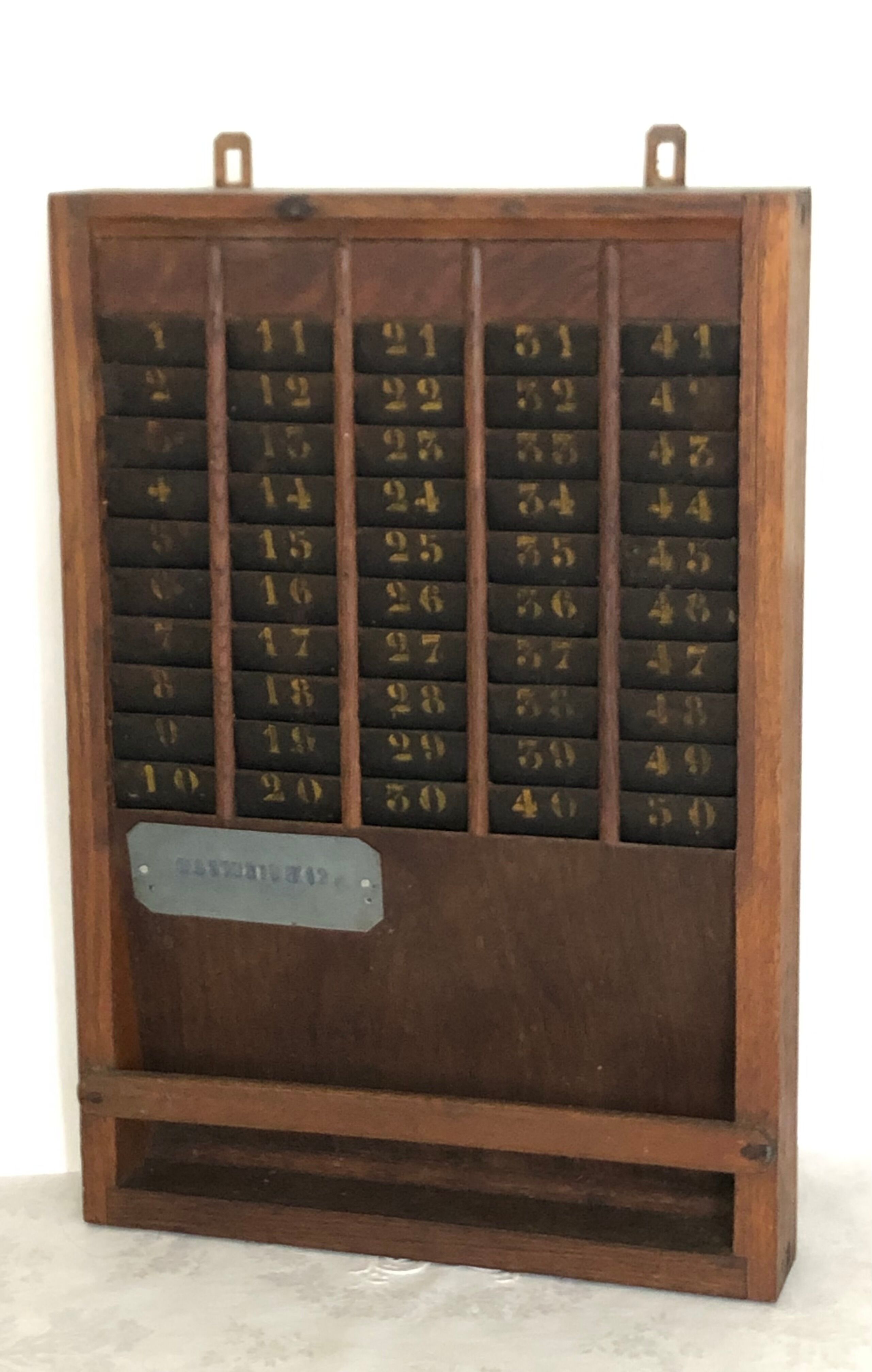 Factory scoreboard, industrial furniture