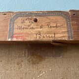 Oil on canvas signed and dated 1910