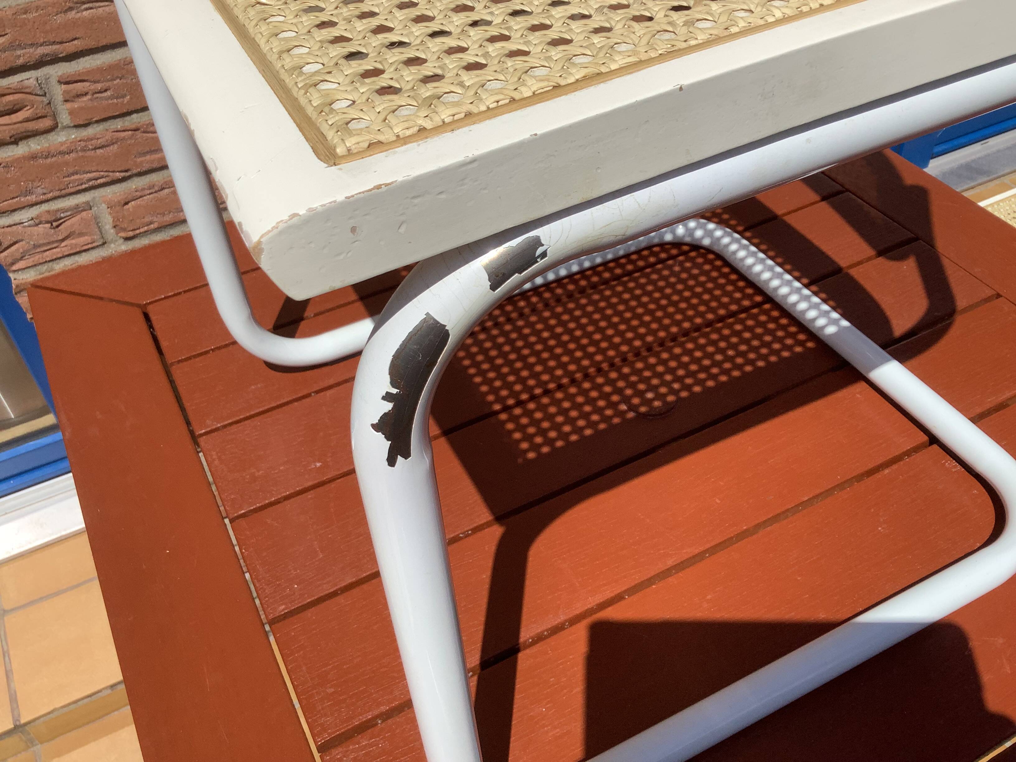 Set of 6 B32 chairs Marcel Breuer Italy design 1970