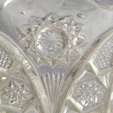 Crystal vase and bronze mount