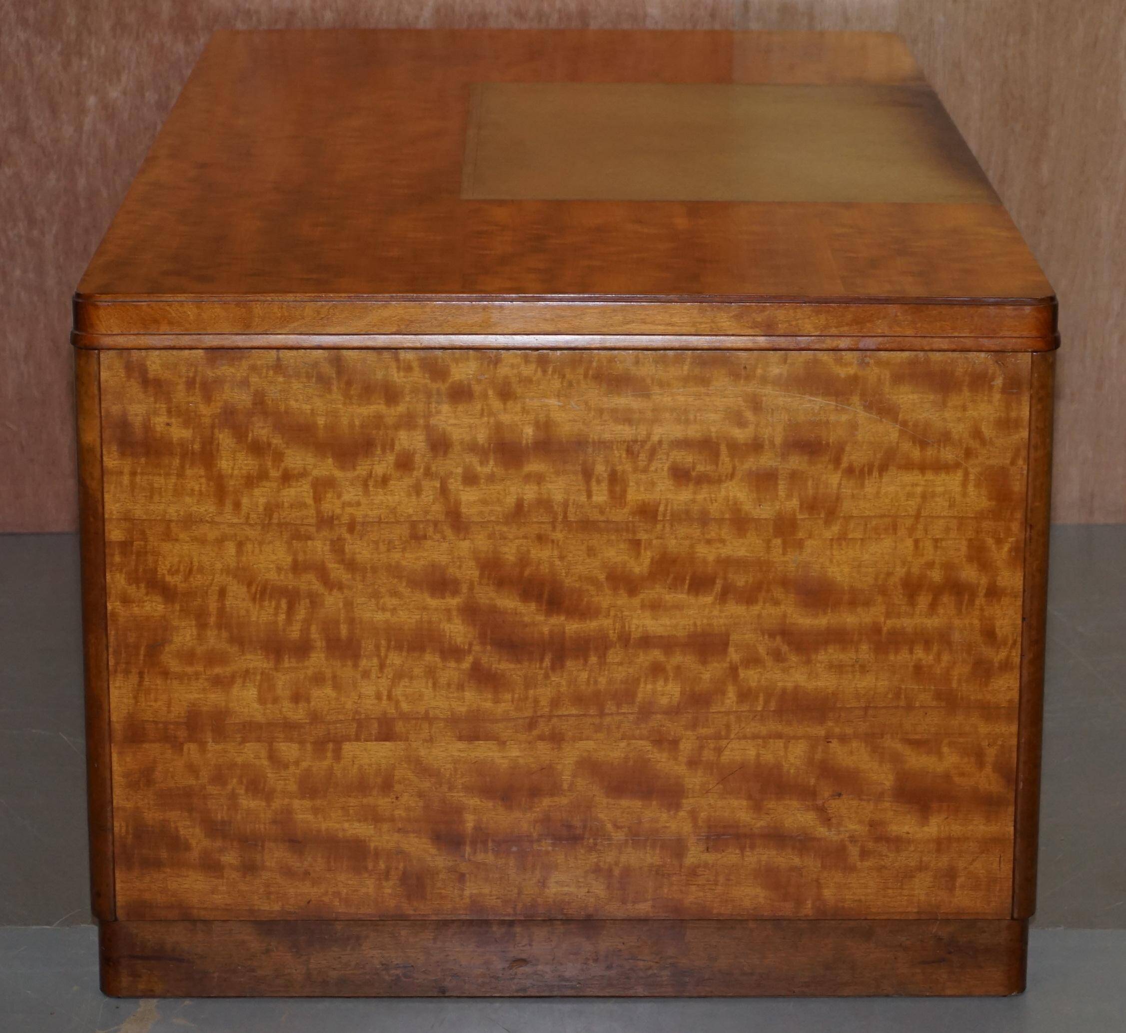 Double-faced desk stamped Waring & Gillow 1960