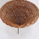 Panier en métal et osier, 1960