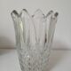 Glass vase, "wheat ears" motif