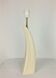 Lampe "Concorde" vintage céramique blanche 1960