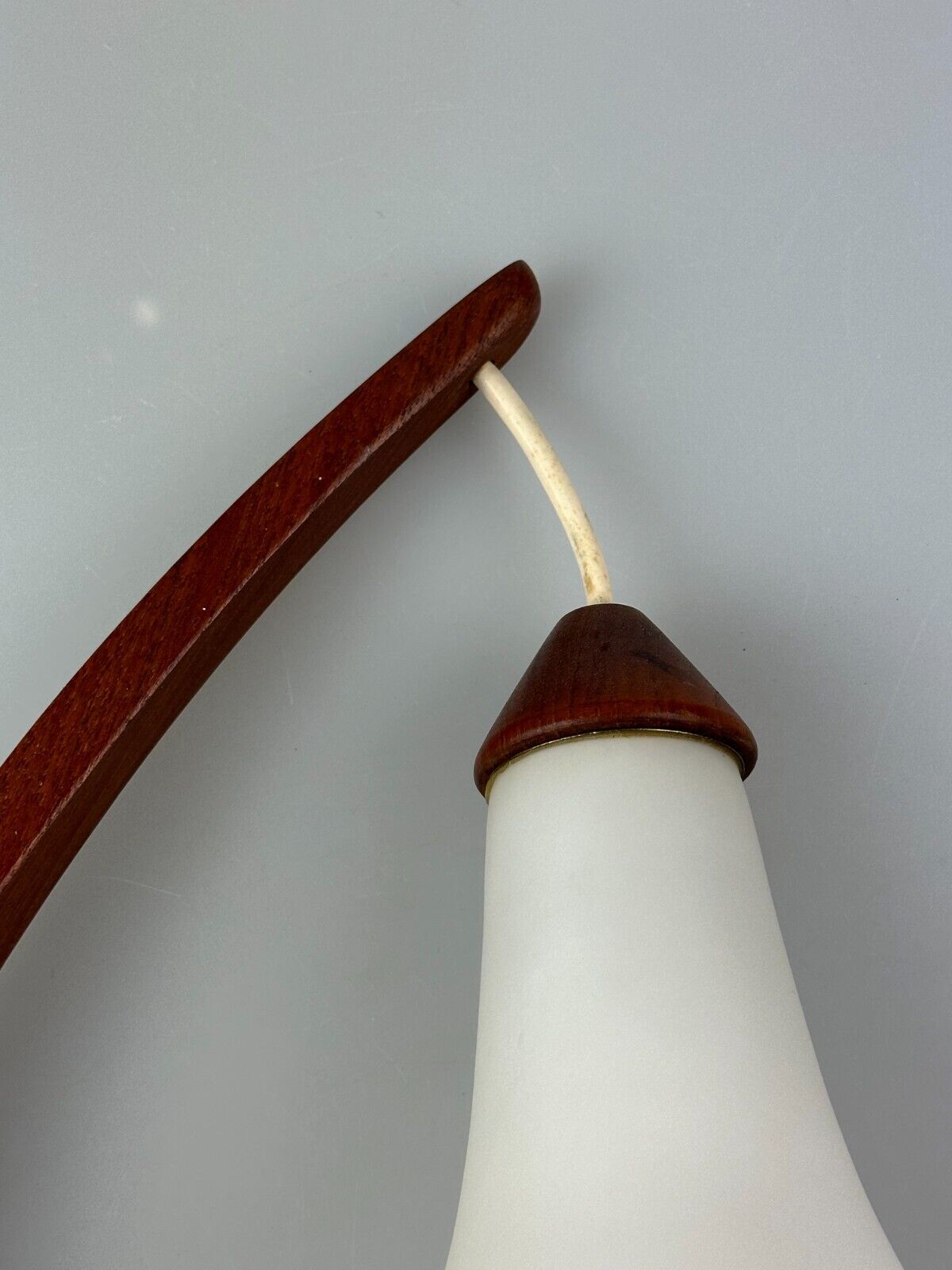 60s 70s lamp teak light wall lamp Uno & Östen Kristiansson for Luxus