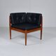 Univers corner chair by Kai Kristiansen for Magnus Olesen. 1965.