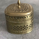 SQUARE DECORATIVE JEWELRY BOX MADE OF BRASS