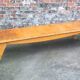 Very large vintage coffee table, old living room furniture