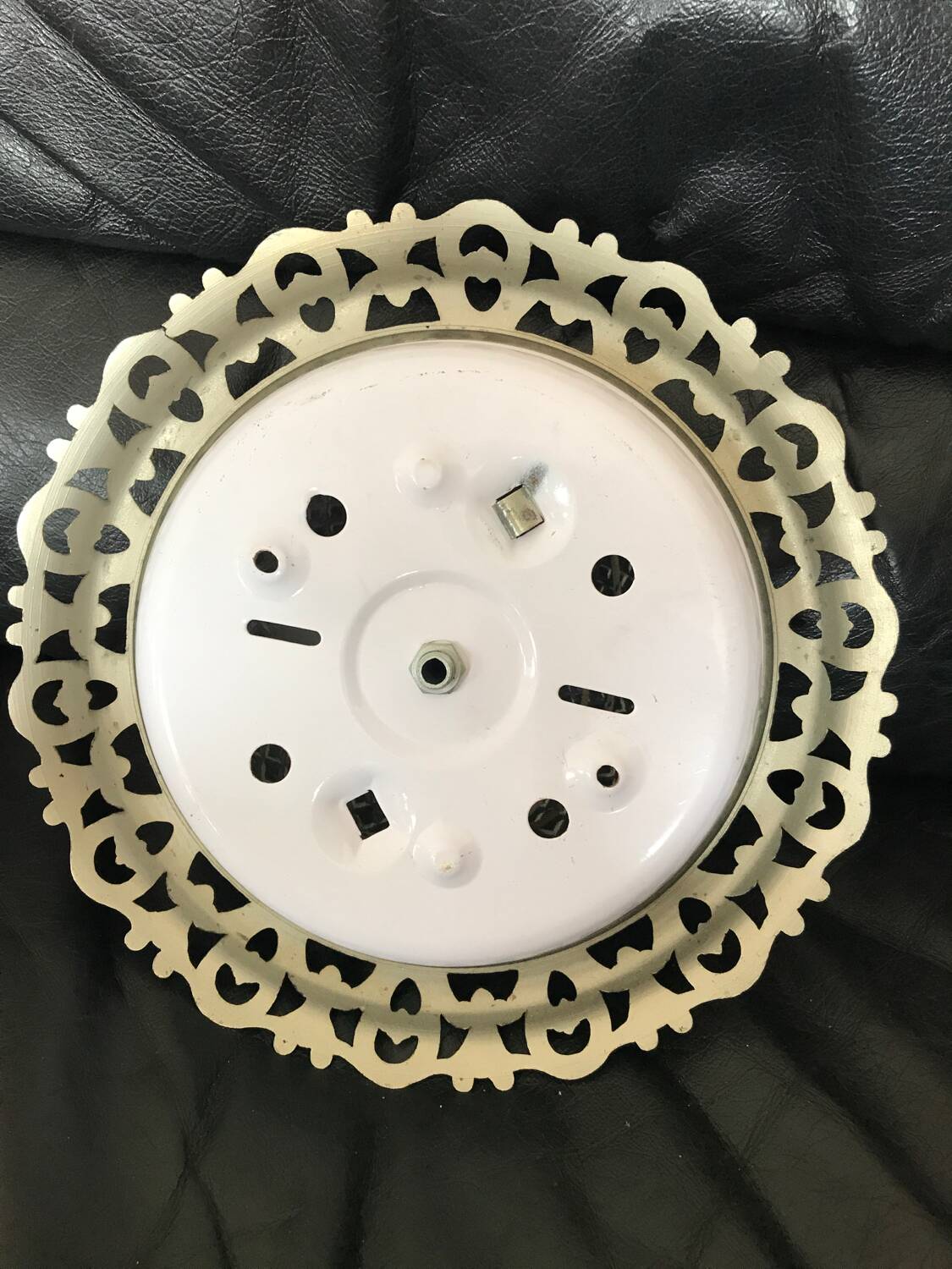 Molded glass ceiling light