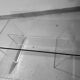 Glass and plexiglass coffee table 1970