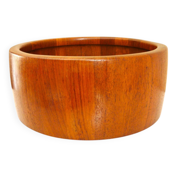 Plat, fruitier, design scandinave, teck, R. Nissen Danemark années 60/70