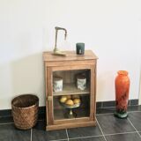 Oak display case from the early 20th century