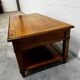 Coffee table with 2 drawers in solid wood.