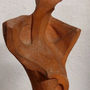 Figure féminine en terre cuite par Alberto Sparapani, XXe siècle