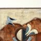 Decorative wall panel in glazed stoneware – 1970s
