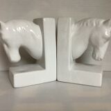 Horse book greenhouse white earthenware