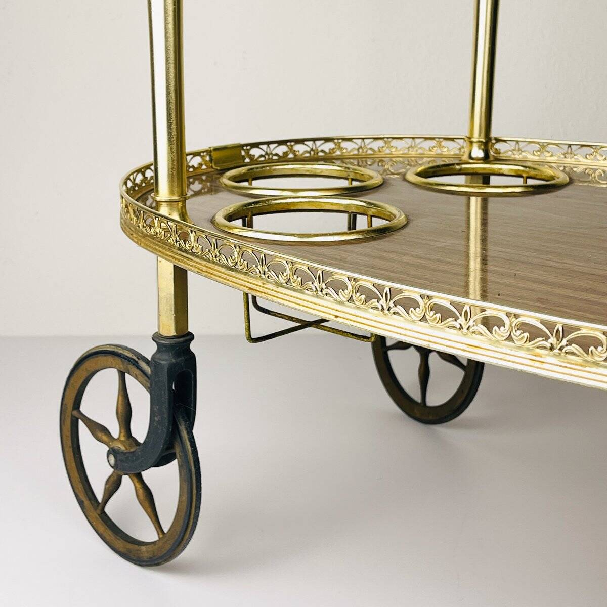 Vintage bar cart by M.B., Italy, 1960s