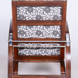 Reclining Art Deco Armchair, Made by Jindřich Halabala, UP Závody, Czech, 1920s